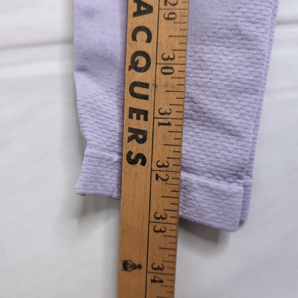 Vitae Apparel Power Move Seamless Leggings in Acai Purple, Size L - Picture 6 of 9